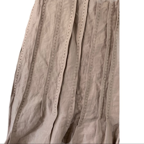 NWT BCBGMaxAzria Rose Fit & Flare Pleated Skirt 8 - Picture 2 of 6